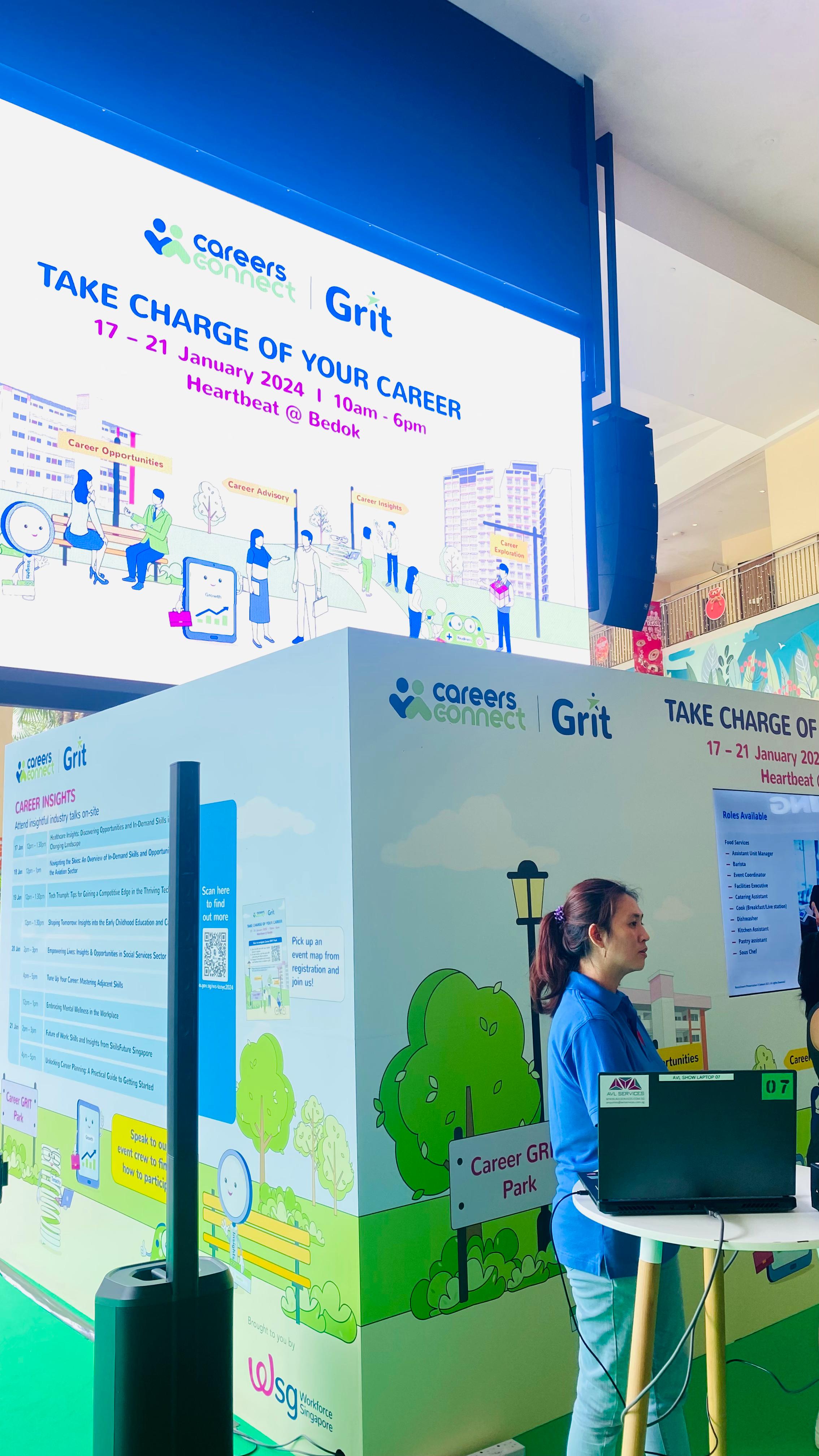 Workforce Singapore corporate conference with full AV setup